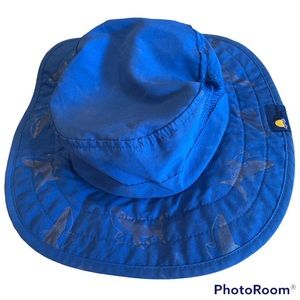Sun Protection Zone UPF 50+ Boys Hat Blue with Sharks